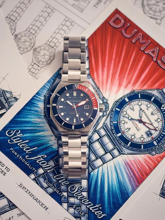 Produktbild Spinnaker SP-5081-JJ Dumas Automatik Herrenuhr 44mm 30ATM (Taucheruhr, 44 mm)