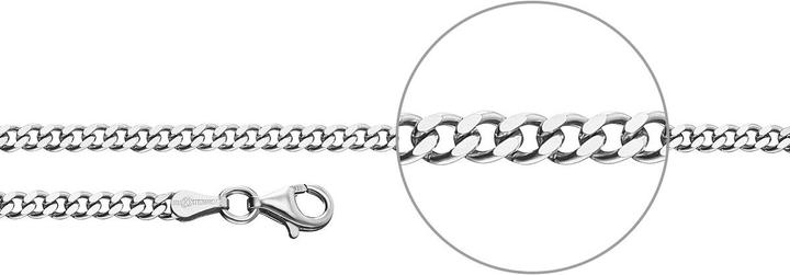 Produktbild Der Kettenmacher Panzerkettte Halskette (Silber, 50 - 60 cm)
