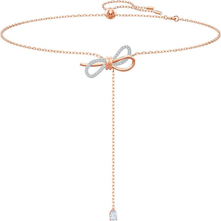 Swarovski Lifelong Bow Halskette (Edelstahl)