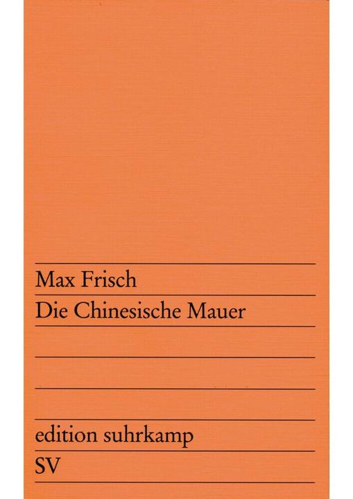 Immagine prodotto Die chinesische Mauer (Tedesco, Max Fresco, 1964)