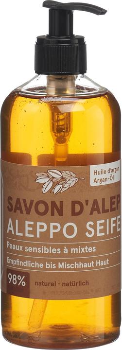 Produktbild B'Onaturis ALEPPO Seife mit Arganöl (Flüssigseife, 500 ml)