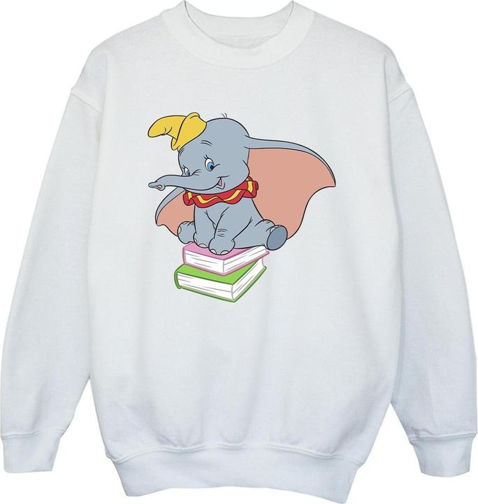 Disney Dumbo Sitting On Books Sweatshirt Mädchen