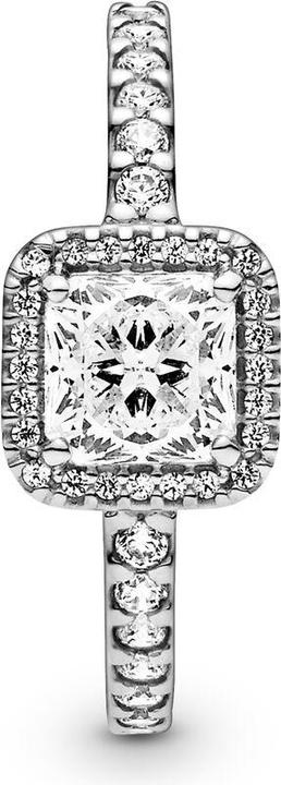 Image du produit Pandora Bague carrée scintillante à rayons (60, Argent 925)