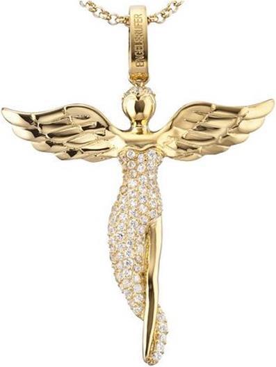 Engelsrufer Schutzengel Gold (Silber 925, Schmuckstein)