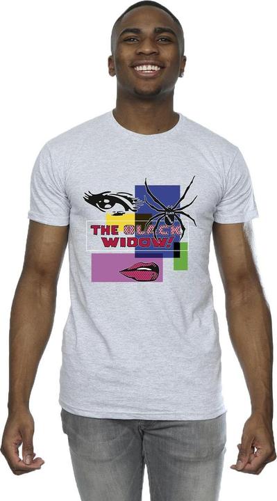 Image du produit - T-shirt BLACK WIDOW POP ART - Homme (S)
