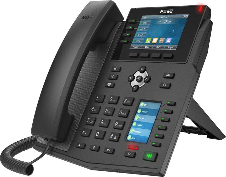 Produktbild Fanvil SIP-Phone X5U V2 High-end business phone with Gigabit / SIP / POE / USB-Port