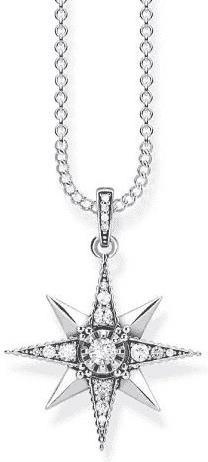 Produktbild Thomas Sabo Halskette Royalty Stern (Schmuckstein, Silber 925, 40 - 45 cm)