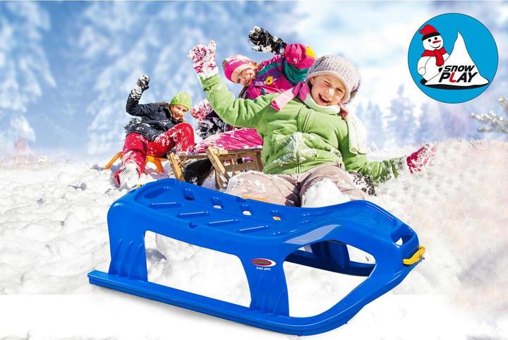 Actual product image Jamara Snow Play Sledge Snow-Star 90cm blue