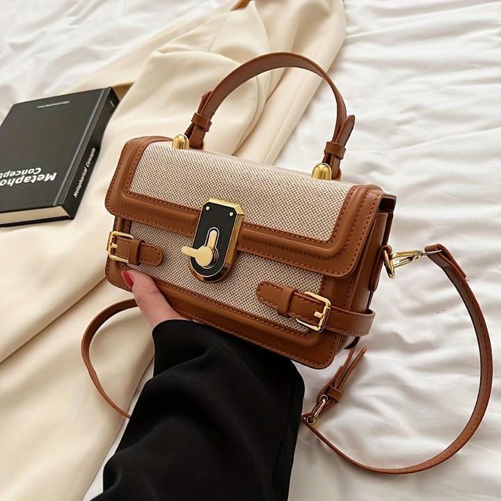 Actual product image Only-Bags.Store Vintage Flap Crossbody Bag, Retro Shoulder Bag, Fashion Handbag & Satchel Purse