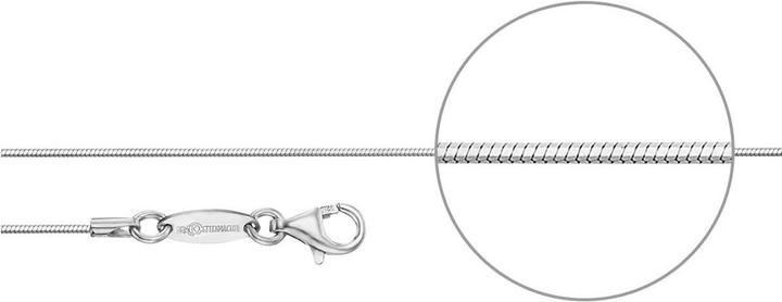 Immagine prodotto Der Kettenmacher Catena serpente argento diamante 0,9mm 45cm (Argento 925, 45 cm)