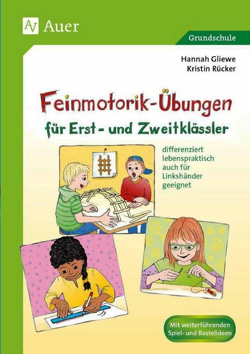 Produktbild Feinmotorik-Übungen für Erst- und Zweitklässler (Deutsch, Kristin Rücker, Hannah Gliewe, 2021)