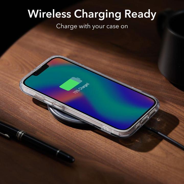 Produktbild ESR Hülle Apple iPhone 14 - Hardcase Schutzhülle Air Shield Boost Anti-Shock/Kratzfest mit Standfunk (Apple iPhone 14)