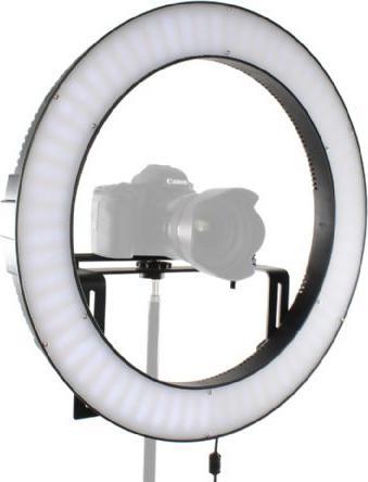 Actual product image Falcon Eyes Bi-Colour LED Ring Lamp Dimmable DVR-512DVC on 230V (Ring light)
