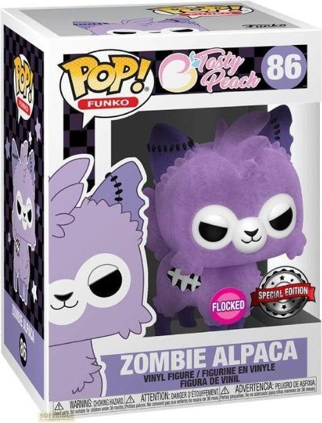 Actual product image Funko POP! Tasty Peach Zombie Alpaca Edition Limitée Floquée