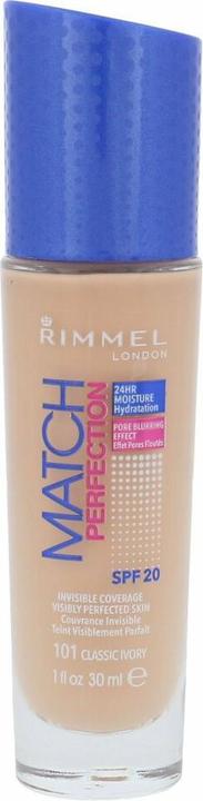 Image du produit Rimmel London Match Perfection SPF20 (101 Ivoire classique)