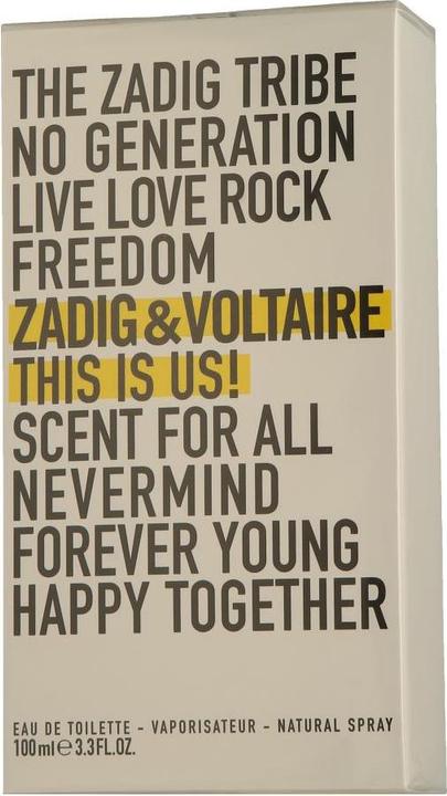 Actual product image Zadig & Voltaire This is Us! - Eau de Toilette (Eau de toilette, 100 ml)