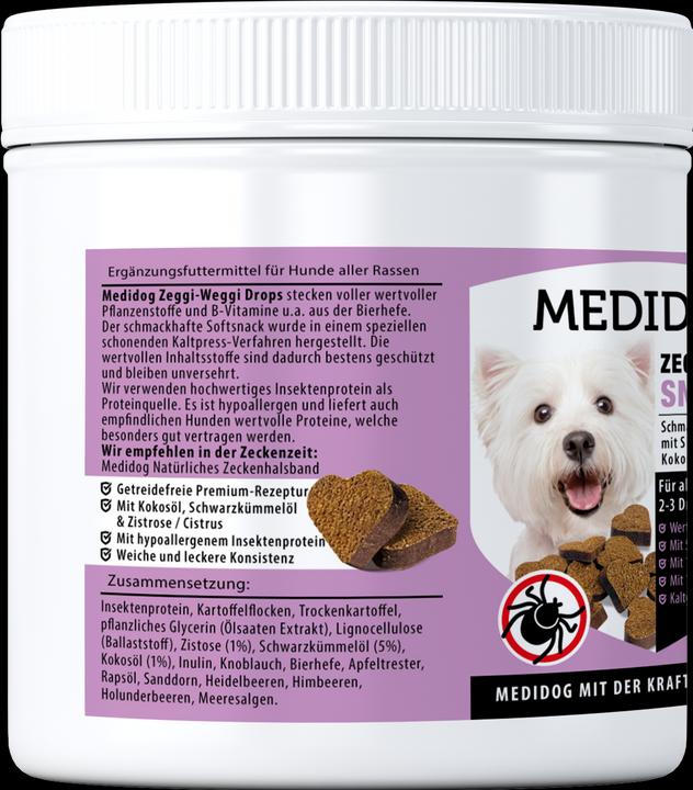 Produktbild Medidog Zeggi Weggi Drops (Adult, Senior, 1 Stk., 400 g)