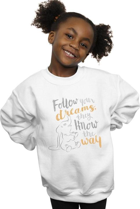 Produktbild Disney Dumbo Follow Your Dream Sweatshirt Mädchen (140, 146)