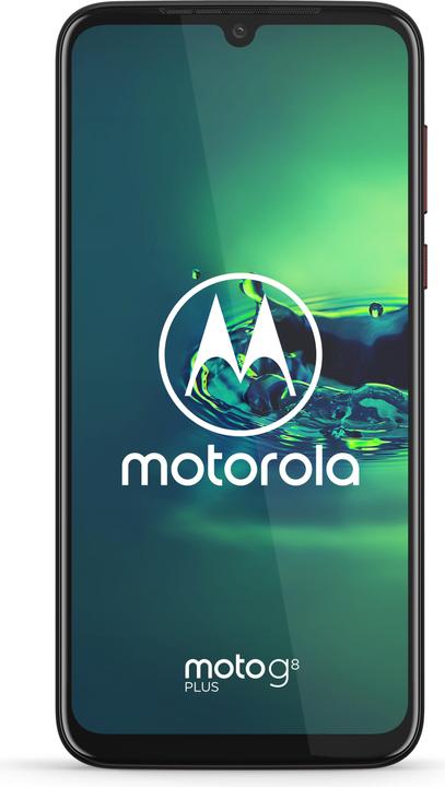 Produktbild Motorola G8 Plus (64 GB, Dunkelrot, 6.30", Hybrid Dual SIM, 48 Mpx, 4G)