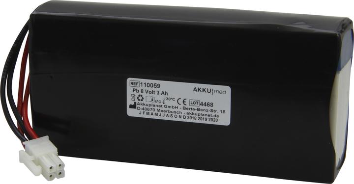 Produktbild AccuCell Blei Akku passend für Datex Ohmeda Braun PulsoxiMeter 3800/ 3900 CE Konform