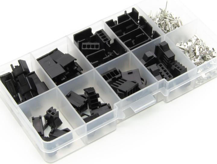 Actual product image Purecrea JST SM 2.54mm crimp plug and socket set 40 pieces