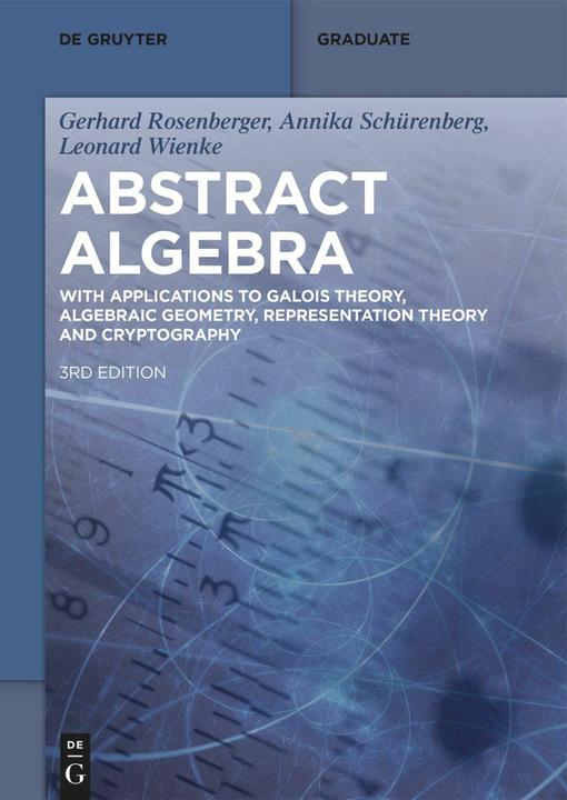 Image du produit Rosenberger:Abstract Algebra (Anglais, Annika Schürenberg, Léonard Wienke, Gerhard Rosenberger, 2024)