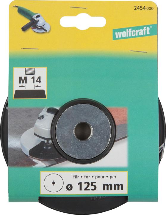 Produktbild wolfcraft Schleifteller, Ø 125 mm