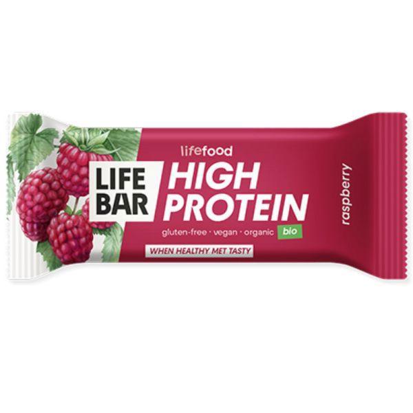 Actual product image Lifefood Organic Lifebar Protein Bar Raspberry 40g (15x40g) (Raspberry, 15 pcs., 796 g)