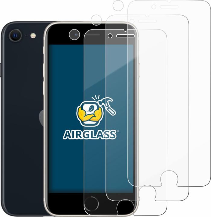 Actual product image BROTECT Protective glass screen protector clear (6 Piece, Apple iPhone SE (3rd Gen))