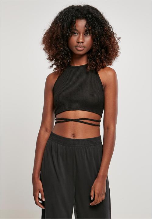 Actual product image Urban Classics Ladies Rib Trapeze Cropped Top - 16948 (3XL)