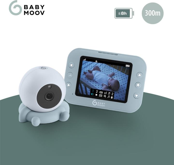 Actual product image Babymoov Yoo Roll Video Baby Monitor (Video & Audio, 300 m)