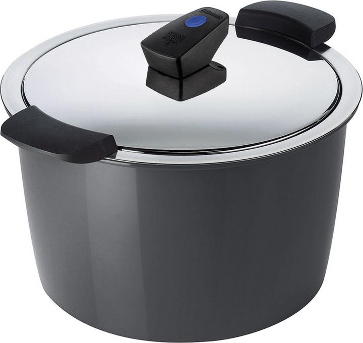 Produktbild Kuhn Rikon HOTPAN® COMFORT Servierkochtopf grau 5.0 L · Ø 22 cm (22 cm, Kochtopf, Edelstahl)