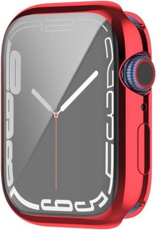 Actual product image Cover-Discount Apple Watch 41mm - Rubber Protection Case red