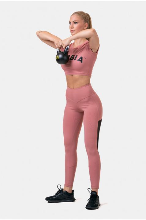 Produktbild Nebbia Short Sleeve Sporty Crop Top 584 old rose (S)
