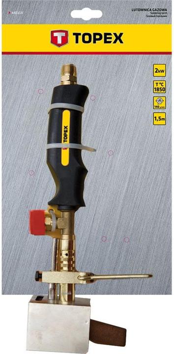 Image du produit Topex Lutownica gazowa z wężem 1,5m 44E118