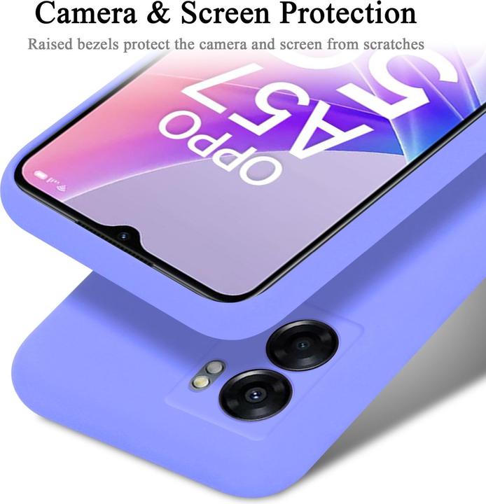 Image du produit Cadorabo TPU Liquid Silicone Case Housse pour Oppo A57 5G / A77 5G / Realme V23 (Realme V23 5G, Oppo A57 5G, Oppo A77 5G)
