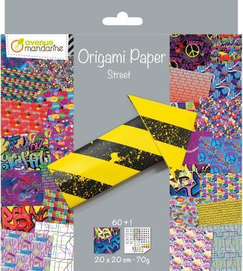 Image du produit Avenue Mandarine Origami Paper, Street Art - (70 g/m², 60 x)