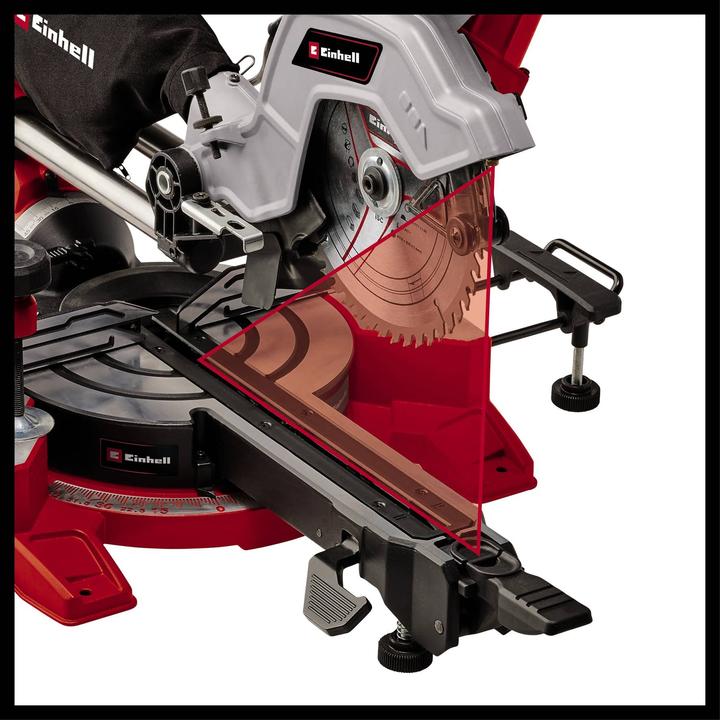 Productafbeelding Einhell TE-SM 8L Verstekzaag met dubbele trekkracht 216 mm 1800 W