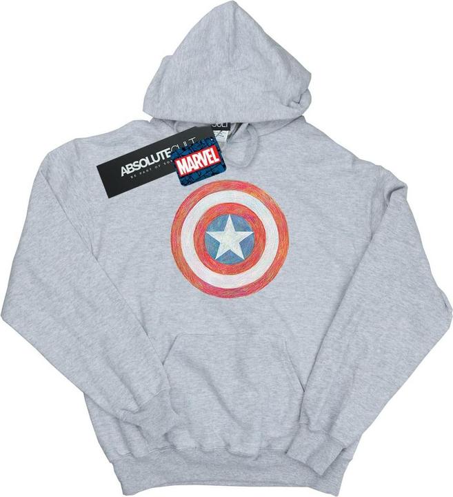 Captain America Sketched Shield Kapuzenpullover Jungen