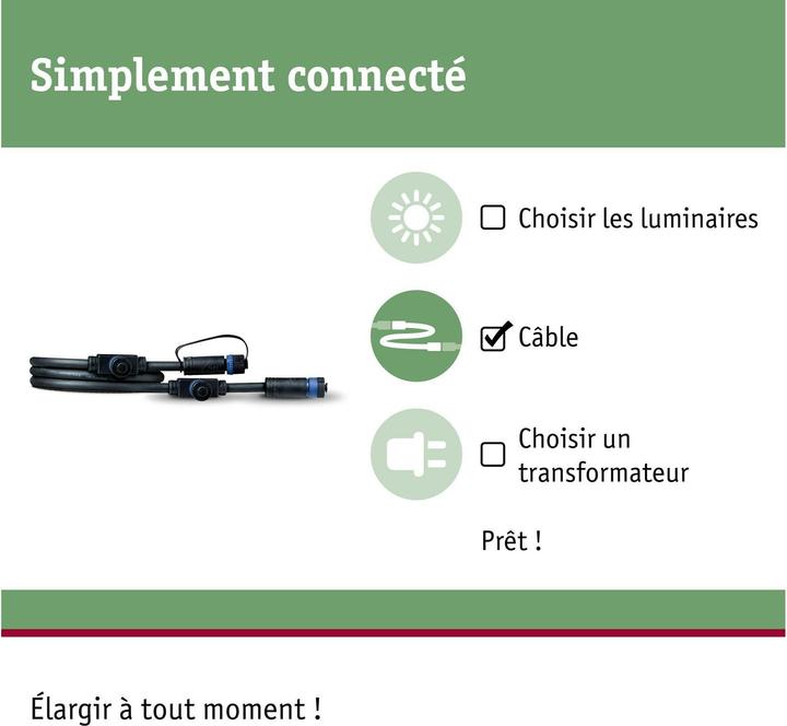 Produktbild Paulmann Outdoor Plug & Shine Kabel 1 in-3 out