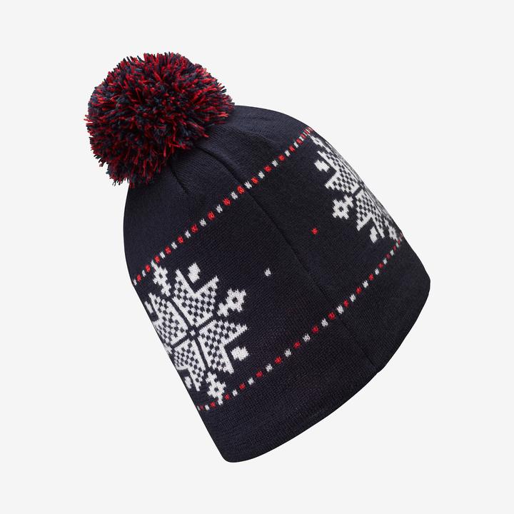 Actual product image Wedze Ski cap adults - Jacquard white/blue (M)