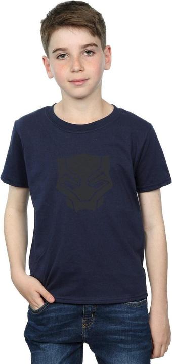 Actual product image Boys Black Panther Black On Black T-Shirt (152, 158)
