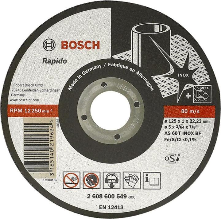 Productafbeelding Bosch Professional Zubehör Rechte doorslijpschijf Expert voor