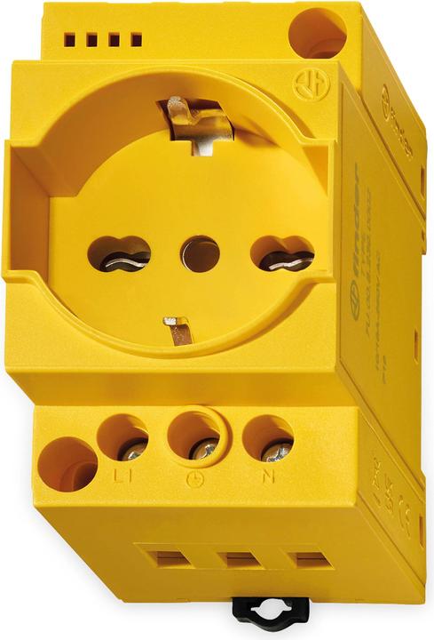 Actual product image Finder Switch cabinet socket 7U.00.8.230.0002 Yellow 1 pc.