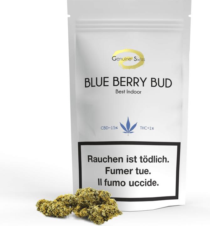 Image du produit Genuine Swiss Blue Berry Bud (10 g, Intérieur)