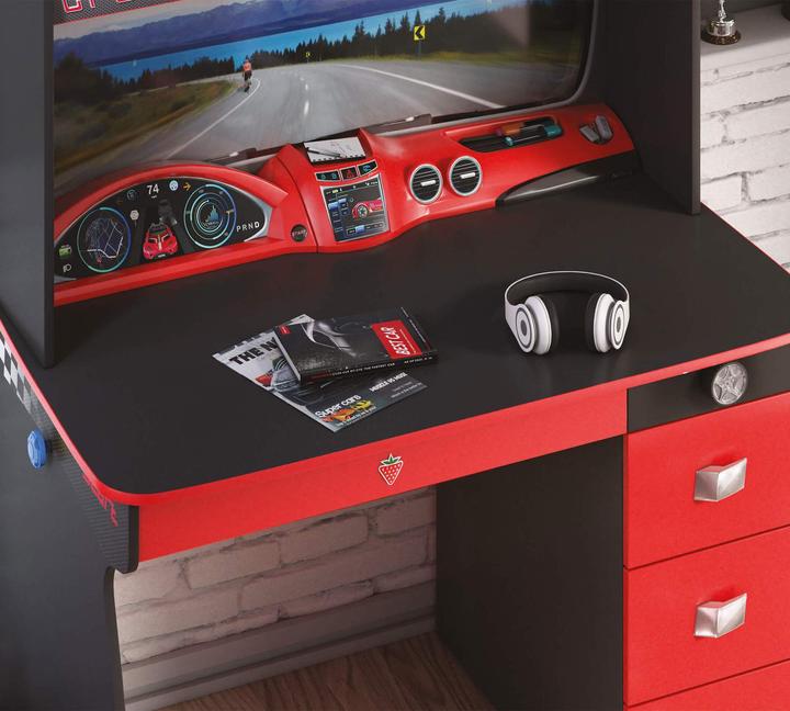 Actual product image Cilek Champion Racer desk with soundsytem