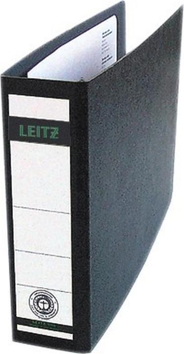 Produktbild Leitz Hartpappe-Ordner, 180 Grad, DIN A5 quer, 56 mm,schwarz Einband aus Hartpappe, mit aufgeklebtem (A5, 56 mm, 1 Stück)