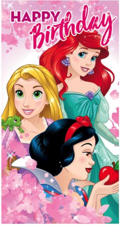 Actual product image Disney Princess Happy Birthday Greetings Card (100 x)