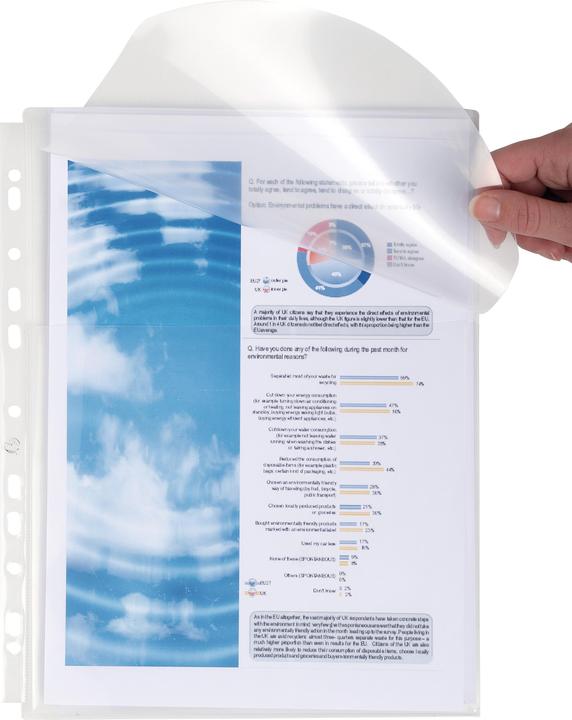 Actual product image Exacompta Show pocket kangaroo A4, transparent (A4, 10 x)