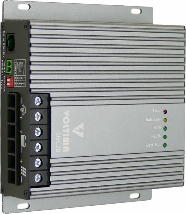 Actual product image Voltima SCN20 MPPT Solar Charge Controller 12V/24V 240Wp/480Wp 50V 20A